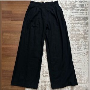 abercrombie wide leg linen pants